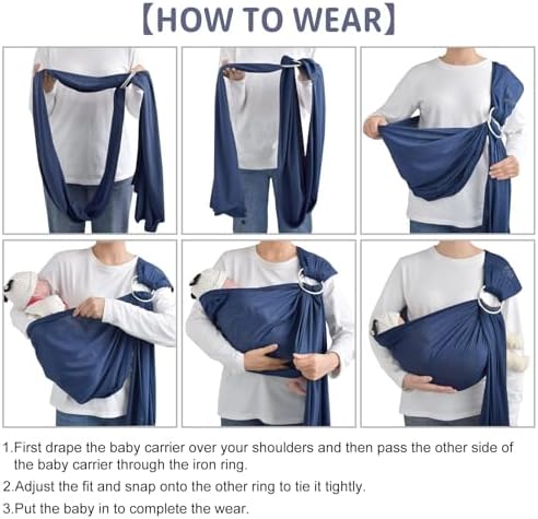 Side view of the breathable mesh baby carrier showing shoulder support