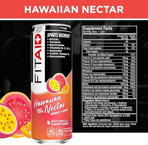 Lifeaid Fitaid 12 fluid ounce can close up