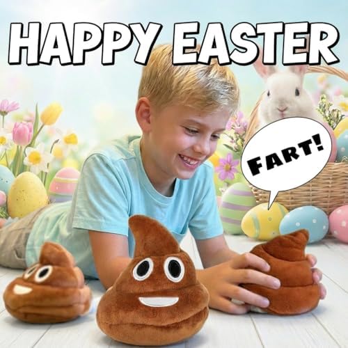 Side view of the farting emoticon plush stuffy showing its compact dimensions