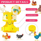 Two piece chicken walking harness set displayed together for poultry