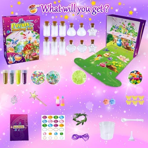 Children using the Jopsheen magic potion kit with display stand