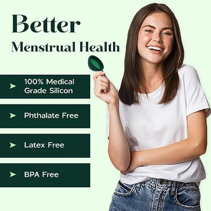 Authentic SHORDY packaging for the 2-pack reusable menstrual disc set.