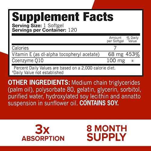 Dista-USA Qunol Ultra CoQ10 softgels close up view