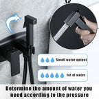Handheld bidet sprayer for cloth diaper cleaning