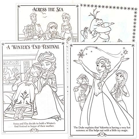 Bendon Frozen activity book showing Olaf cutout assembled