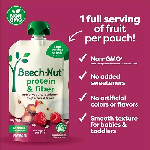 Beech-Nut iron and zinc toddler fruit and veggie pouch