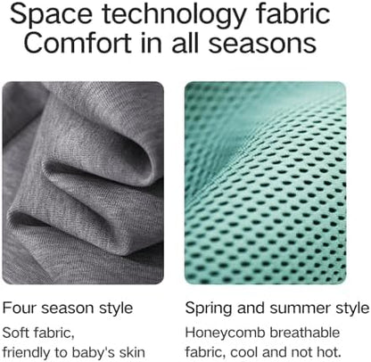 Close up of Yemkezo baby carrier adjustable head support