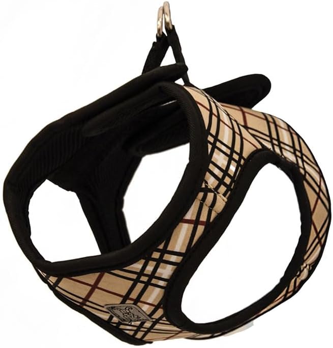 RC Pet Products step in cirque dog harness medium black folded layout