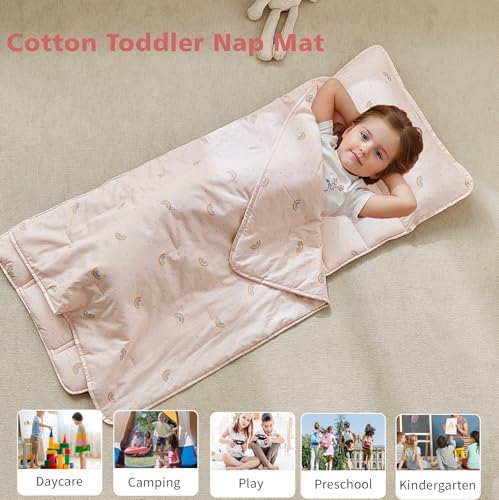 DuShow breathable cotton children bedding roll for preschool daycare