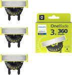 Close up of Philips 360 flex blade technology for precise grooming