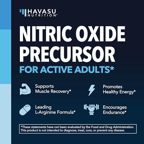 Havasu Nutrition nitric oxide booster ingredients breakdown view
