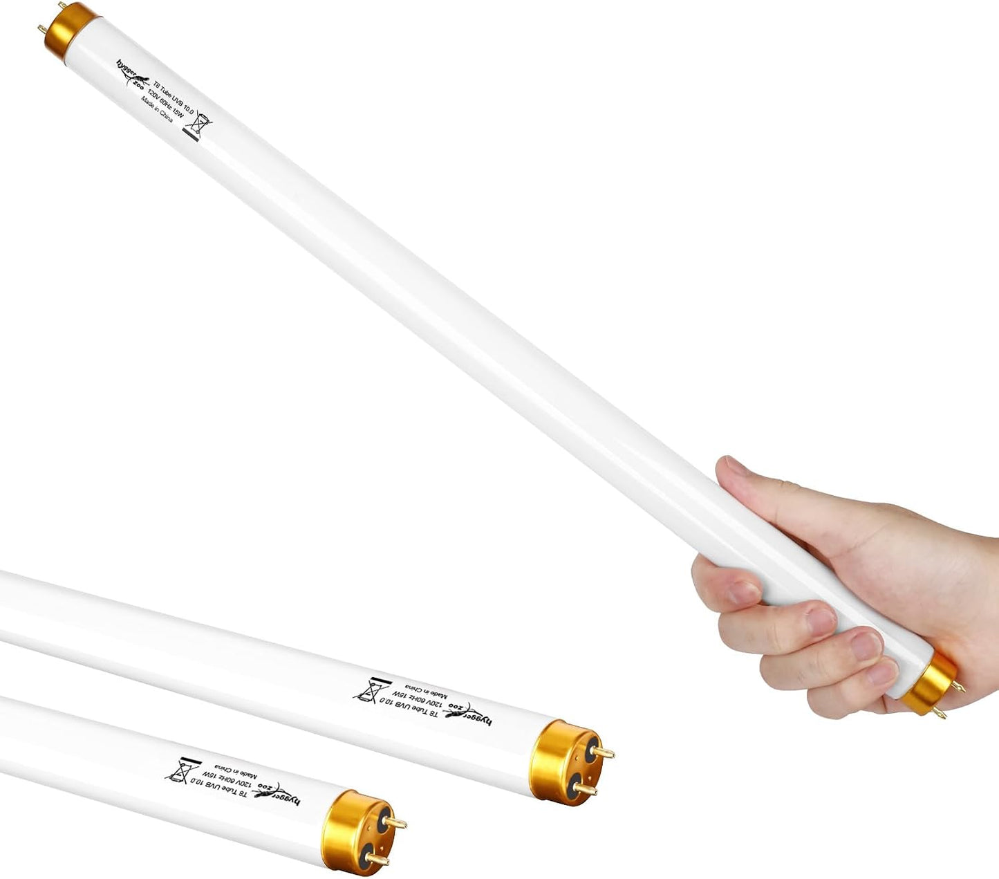 UVB Light for Reptiles Bearded Dragon, 2 Pack T5 UVB Reptile Light UVB Bulb 10.0 39W UVA UVB Reptile Light Bulb Terrarium Light Lamp Tube for Turtle Chameleon Leopard Gecko Snake Tank, 34 Inch - Image 14