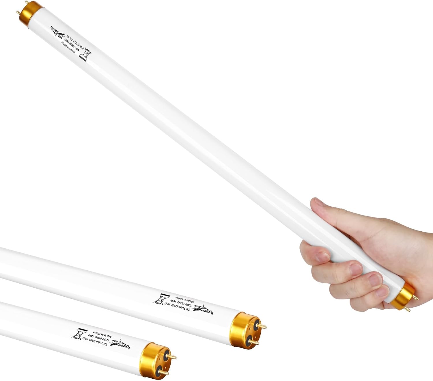 UVB Light for Reptiles Bearded Dragon, 2 Pack T5 UVB Reptile Light UVB Bulb 10.0 39W UVA UVB Reptile Light Bulb Terrarium Light Lamp Tube for Turtle Chameleon Leopard Gecko Snake Tank, 34 Inch - Image 14