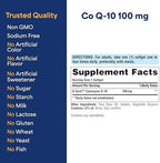 Puritan's Pride CoQ10 heart health supplement bottle lifestyle shot