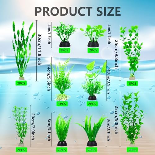 Laxmi Vishnu Enterprises non toxic green water plants for betta fish tank decoration.