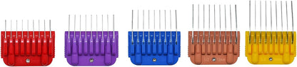 Dodaer premium pet clipper attachments organized inside the divided interior storage container.