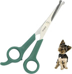 Full packaging view of Chi-buy professional round tip pet grooming tool.