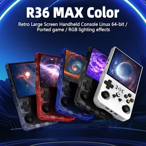 Side profile of Wdyqje R36max handheld gaming device