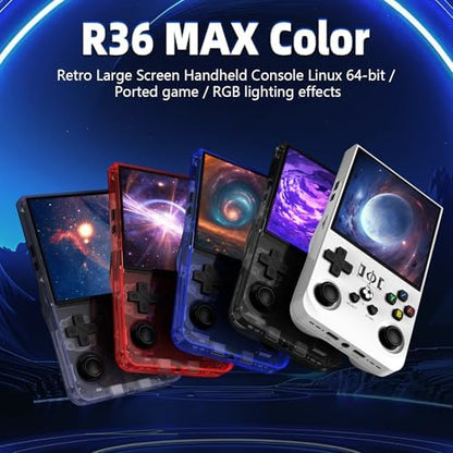 Side profile of Wdyqje R36max handheld gaming device