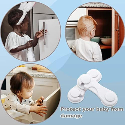 Using KongNai childproof locks on home refrigerator