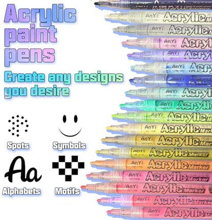 Assorted colors of Haiolorpro nail graffiti pens