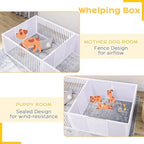 PawHut indoor pet playpen non slip pads bottom view