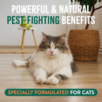 USA imported cat flea prevention mousse bottle back view