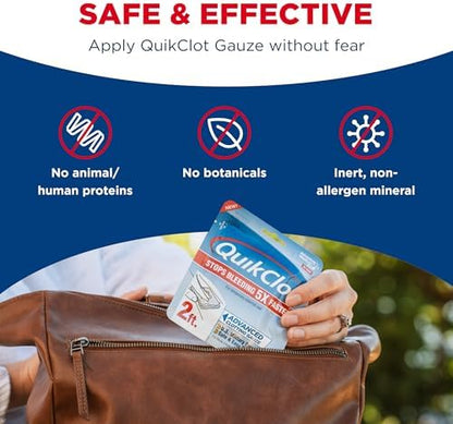 Kaolin mineral technology trauma gauze packaging specifications back layout