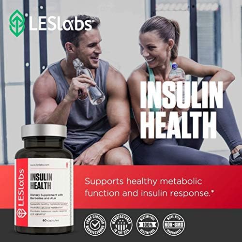 LES Labs Insulin Health supplement packaging displaying directions and warnings