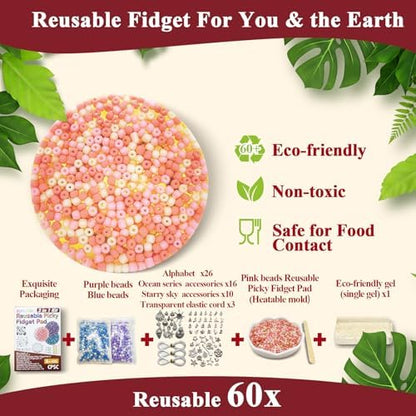 Step by step microwave melting process for the reusable silicone pick toy