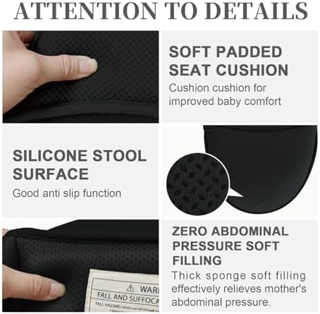Detailed view of KJIPUHO carrier buckles and safety straps