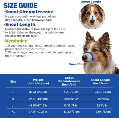 LH NTGR muzzle showing breathable basket design