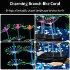 Uniclife green coral aquarium decoration packaging setup