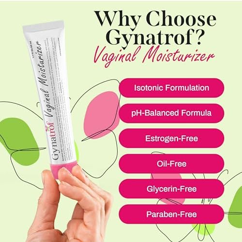 Back of Gynatrof box displaying usage instructions and 20 applications count.
