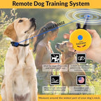Teal Mini Educator electronic collar receiver close up highlighting contact points