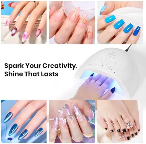 Beetles gel polish LED lamp angled side perspective