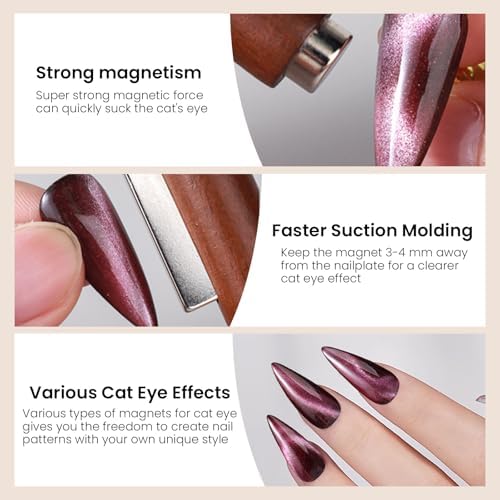 3D magnetic nail art kit for home salon use