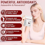 NenMaoKeNu Astaxanthin 120 count bottle displayed on clean surface