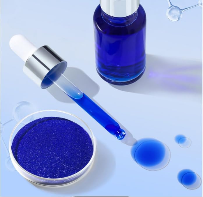 Sealed seven gram package of high purity GHK-Cu cosmetic active ingredient