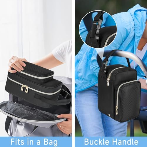 Ziozertt insulated bag with ice packs and storage bags