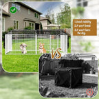 BOUTICOL pet safety containment net with carabiners for outdoor use