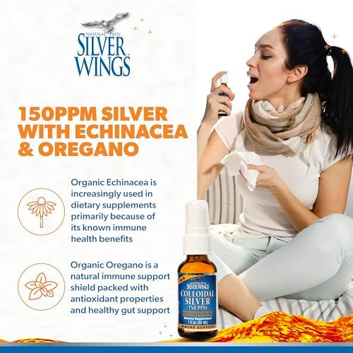 Natural Path Silver Wings colloidal silver supplement nozzle detail