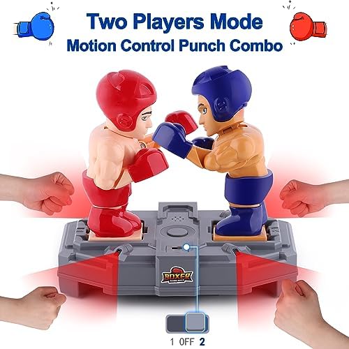 Close up of iPlay, iLearn boxing robot remote controls
