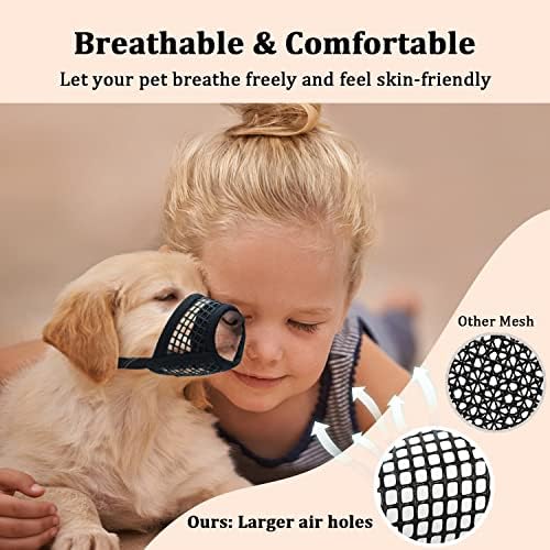 Side profile of extra extra small dog mouth guard with quick-release buckle