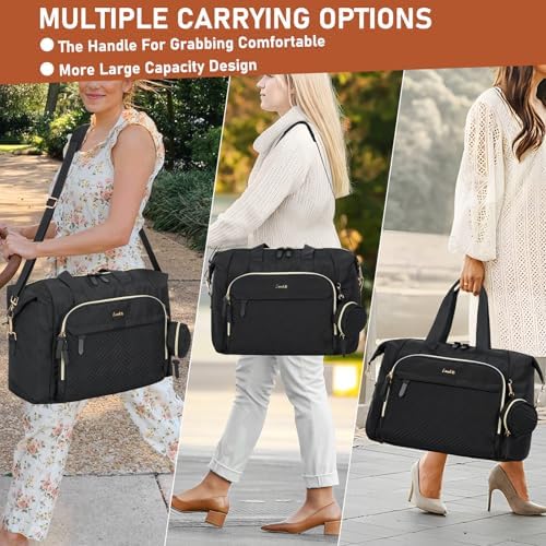 Lasuk large mommy bag showing main storage interior