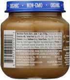Happy Family Organics baby food ingredient label