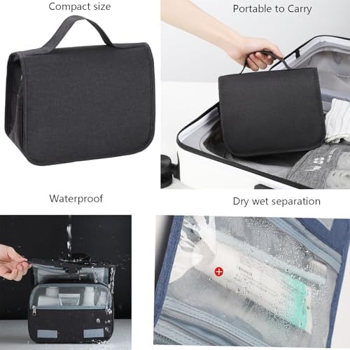 TAFALAA ostomy organizer showing waterproof material and zippered sections.