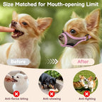 Mayerzon dog muzzle demonstrating comfort for Shih Tzu breed