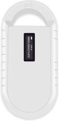Smoostart Z Pet Microchip Scanner front view showing OLED screen and button