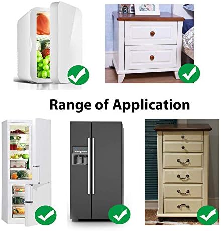 Baoweijd black refrigerator lock kit contents